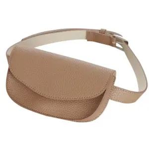 타원형 골프공 주머니 파우치 겸용 벨트 디자인 볼케이스 MNB-WBAG-0471-베이지