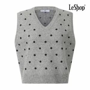 [르샵] 도트 패턴 울 니트 베스트 (BPCVT001A)