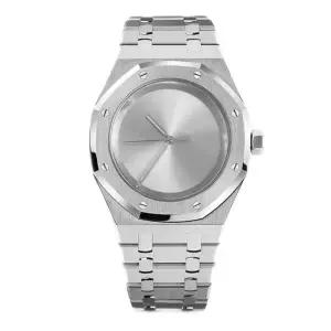 프리미엄 8각 비즈니스 정장시계 이서진 패션시계 쉘블랙 실버