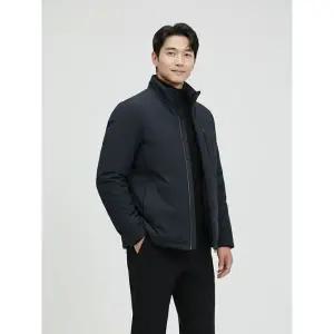 [하프클럽/BY파크랜드]네이비 무퀼팅 경량 숏  점퍼-AA2JJ407