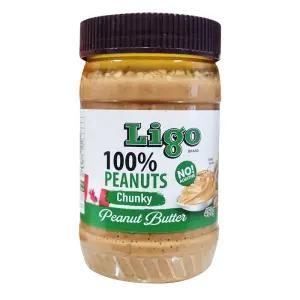 리고 100% 땅콩버터 청키 453g 땅콩잼