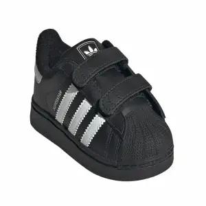 [토박스] (120-160mm) 아디다스 슈퍼스타2 CF I 블랙 운동화 ADKCF3TSSU11BKW