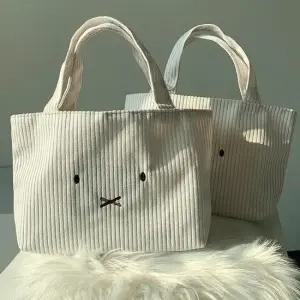 [라일리] Rly 디어래빗골지백 캔버스가방 토트 숄더 코듀로이 토  43643279)