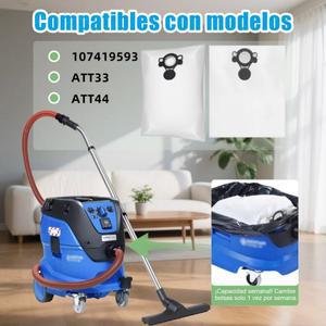 호환 Nilfisk ATTIX 33/44 필터 백  VL200 Aero20/21/25/26/31 진공 청소기 교체 부품  107419593