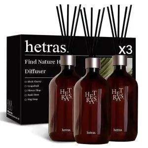 헤트라스 프리미엄 인테리어 감성 대용량 디퓨저 플라워스토어 500ml 3개