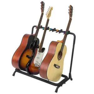 마이티킹 MGS255 넥홀더 폭조절 5단 기타스탠드 거치대 받침대