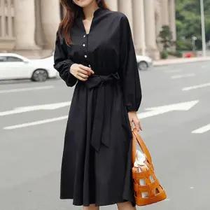 슬림 가오리 원피스 빅사이즈 여성의류 임부복 3826