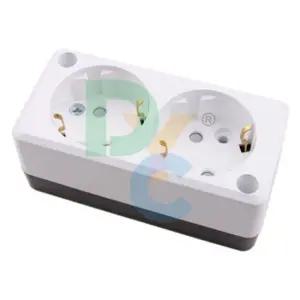 동양 DYCN G2C 노출형 2구 접지 콘센트