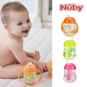 누비 클릭잇 귀여운 스파우트컵(270ml)_핑크+부품키트