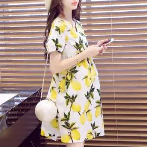 JS.레몬수유원피스- 빅사이즈 외출 수유복 원피스