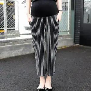 임산부 스트라이프 통바지 빅사이즈 임부복 팬츠 0124