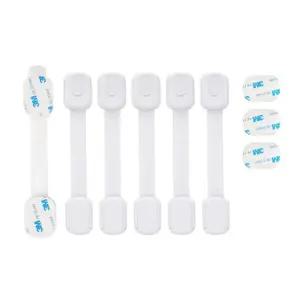 아이끌레 냉장고 서랍 도어 안전 잠금장치 6P + 3M 스티커 3P