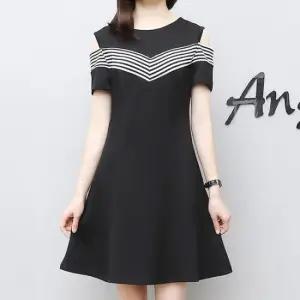 JS.어깨트임V라인원피스 빅사이즈 여성의류 임부복