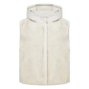 [LINE](타임스퀘어점패션관)[라인어디션]퍼 덕다운 베스트 NDDVPK0100