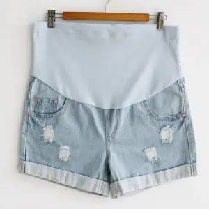 임산부 롤업찡 반바지 빅사이즈 임부복 청 데님 0119