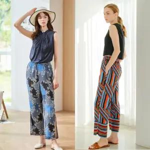 라페어 지오매트릭 러쉬블루 인견 9부 팬츠 2종 LWPGC337-RE LWPGC338