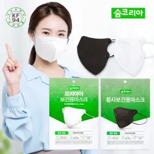숨코리아 프리아이 황사보건용 KF94 새부리형 마스크 대형