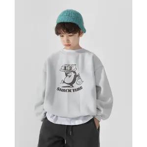 [리틀브로] (아동)크래커기모맨투맨[티셔츠BFKD289A]