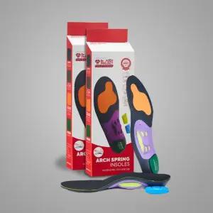 [닥터풋프로젝트] 아치스프링 인솔 2세트 기능성 깔창 평발 군화 등산 골프 안전화