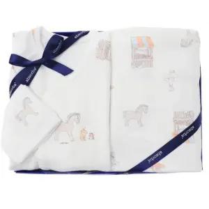 [갤러리아] (압소바말띠출산신생아배내옷)로빈뱀부배냇슈트+속싸게세트(A2C-101A)