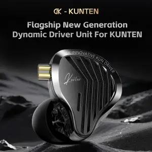 KZ GK KUNTEN 다이나믹 드라이브 헤드폰 HIFI 중저음 이어버드 스포츠 메탈 헤드폰 분리형 2PIN KZ Zenith