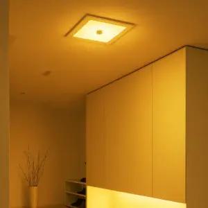 12인치 30CM 고감도 모션센서 30W 사각 엣지형 LED 센서등