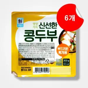 [대림] 신선한 콩두부 찌개용 300g, 6개