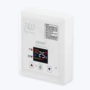 써브텍 H300WF WIFI 노출거치형 IOT 6kW 고용량 화이트/실버 온도조절기 전기필름