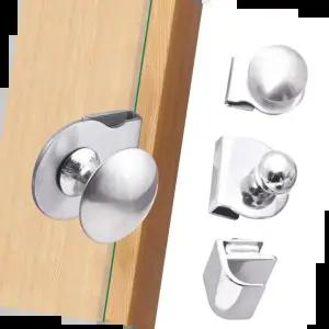 진열대손잡이 미니 유리문 손잡이 무타공 수납장 유리 진열장 도어 핸들 다용도 장식장 진열대 문