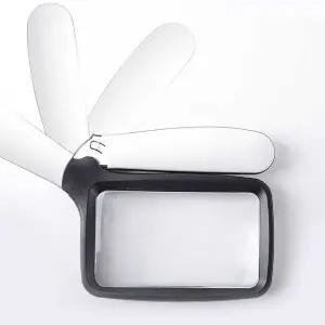 고품질 어르신 독서 LED 불빛 확대경 돋보기 부모님 책 볼 때 (WFFWMX7)