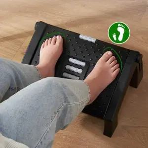 고품질 사무실 컴퓨터 책상 아래 높이 조절 지압 발받침판 (WFFWNLP)