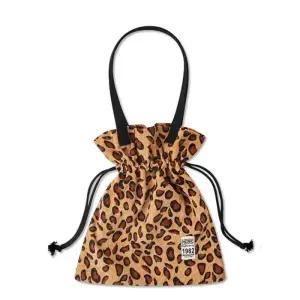 [라일리] Rly 큐듀로이 캔버스백 호피패턴 캔버스백 복주머니캔버