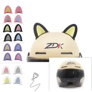 오토바이 고양이귀 헬멧장식세트 악세서리 바이크