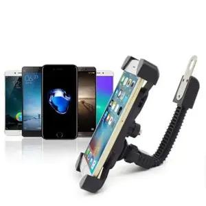 코너 4면 지지 바이크 스마트폰 거치대 회전 각도