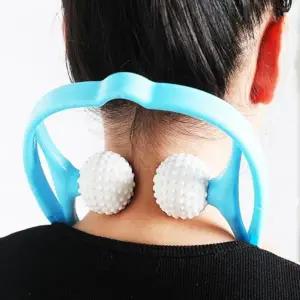 [셀러에이드]허벅지 어깨 뒷목 종아리 승모 지압기 마사지기 핸디