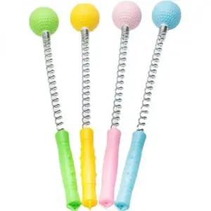 [오너클랜]뒷목 어깨 목 스프링 지압기 골프공 안마기 핸디형