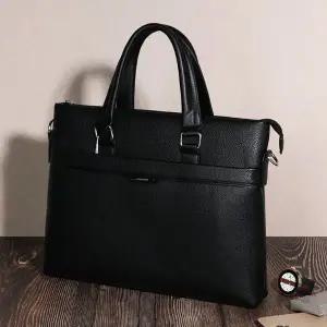 노트북 서류 클래식 가방 남성 정장 선물 가방 블랙