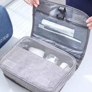 세면도구 캠핌용 수납 화장품 파우치 벽걸이 여행용