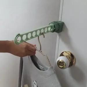 P1 8구 창틀 미니 빨래건조대 그린 (WC5B217)