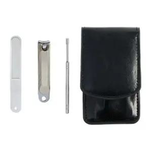 고품질 손톱깎이 3종세트 NC 06 귀이개 네일파일 블랙 발톱깎이 (WFFWPCG)