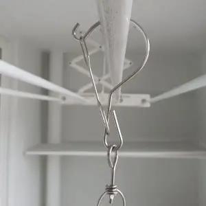 P1 스텐 양말 빨래집게 사각 미니건조대 20구 (WC5B225)