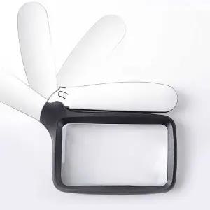 어르신 독서 LED 불빛 확대경 돋보기 부모님 책 볼 때 (WFFWMX7)