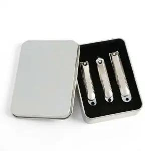 고품질 3종세트 네일클리퍼 손톱깎이 실버 큐티클 발톱깎이 (WFFWPD1)