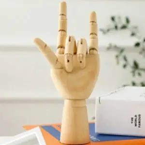 스케치 데생 용 관절 손 모양 그리기 모형 나무 원목 (WFFWNH2)