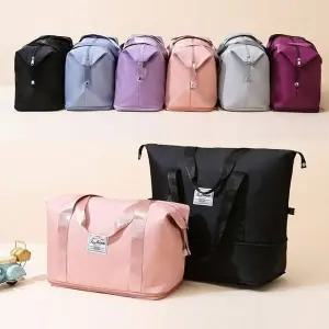 밑단 확장 대용량 보스턴 가방 스포츠백 여행 운동 (WC61C12)