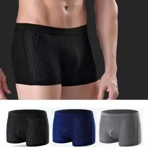 고품질 남자 매쉬 빅사이즈 결혼 준비 시원 원단 속옷 팬티 (WFFWQ8K)