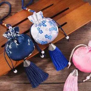 색동 복 악세서리 컬러 미니 한복 주머니 파우치 코디 (WFFWNKJ)