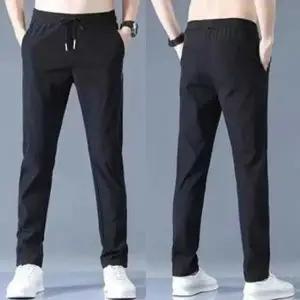 남자 직장인 편한 근무 복 바지 밴딩 일자 팬츠 코디 (WFFWOGO)