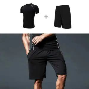 남자 헬스복 상의 홈웨어 세트 스포츠 반팔 트레이닝 (WFFWP38)