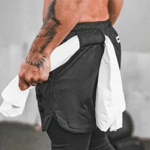 남자 짐 코디 스포츠 헬스 반바지 웨어 트레이닝 (WFFWPGA)